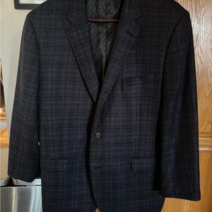 Joseph Abboud Dark Plaid Blazer